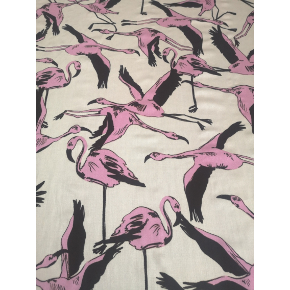 Printed viscose fabric