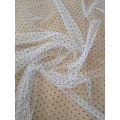 Tulle fabric with dots